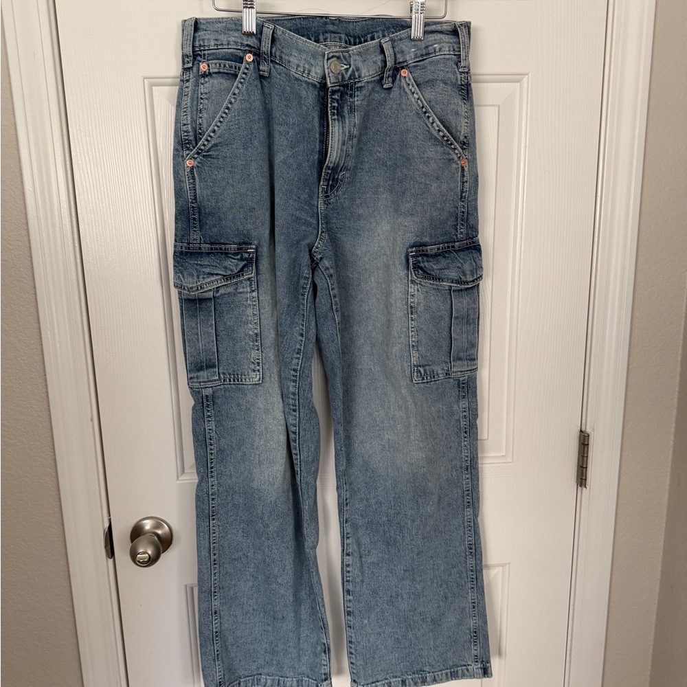 GAP Mid Rise '90s Loose Cargo Jeans